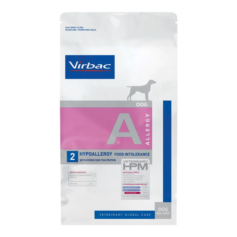 HPM Virbac perro alergias e intolerancias proteina de pescado