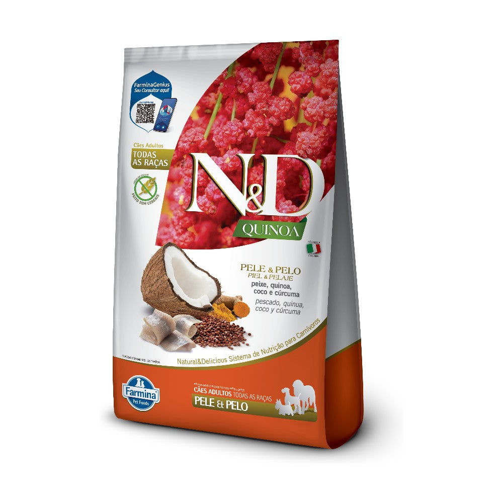 NyD Quinoa piel y pelo perro adulto todas las razas PESCADO