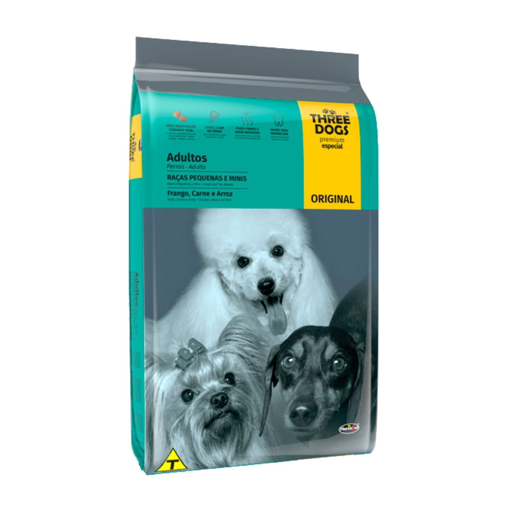 Three Dogs Original perro adulto raza pequeña