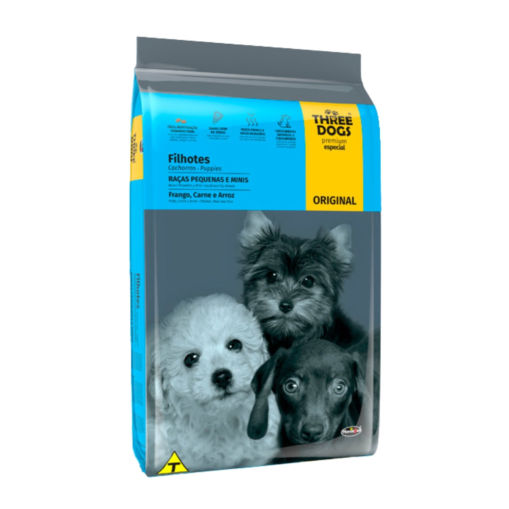 Three Dogs Original perro cachorro razas pequeñas