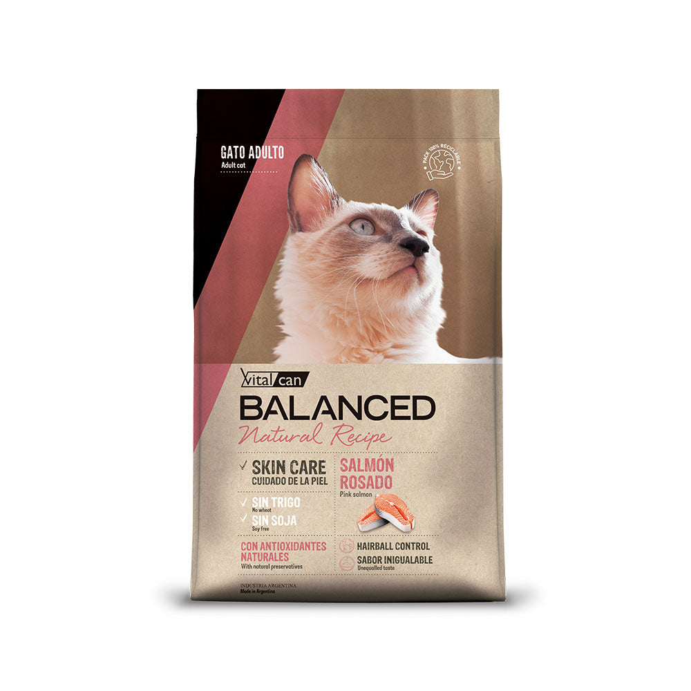 Balanced NATURAL RECIPE Gato SALMÓN