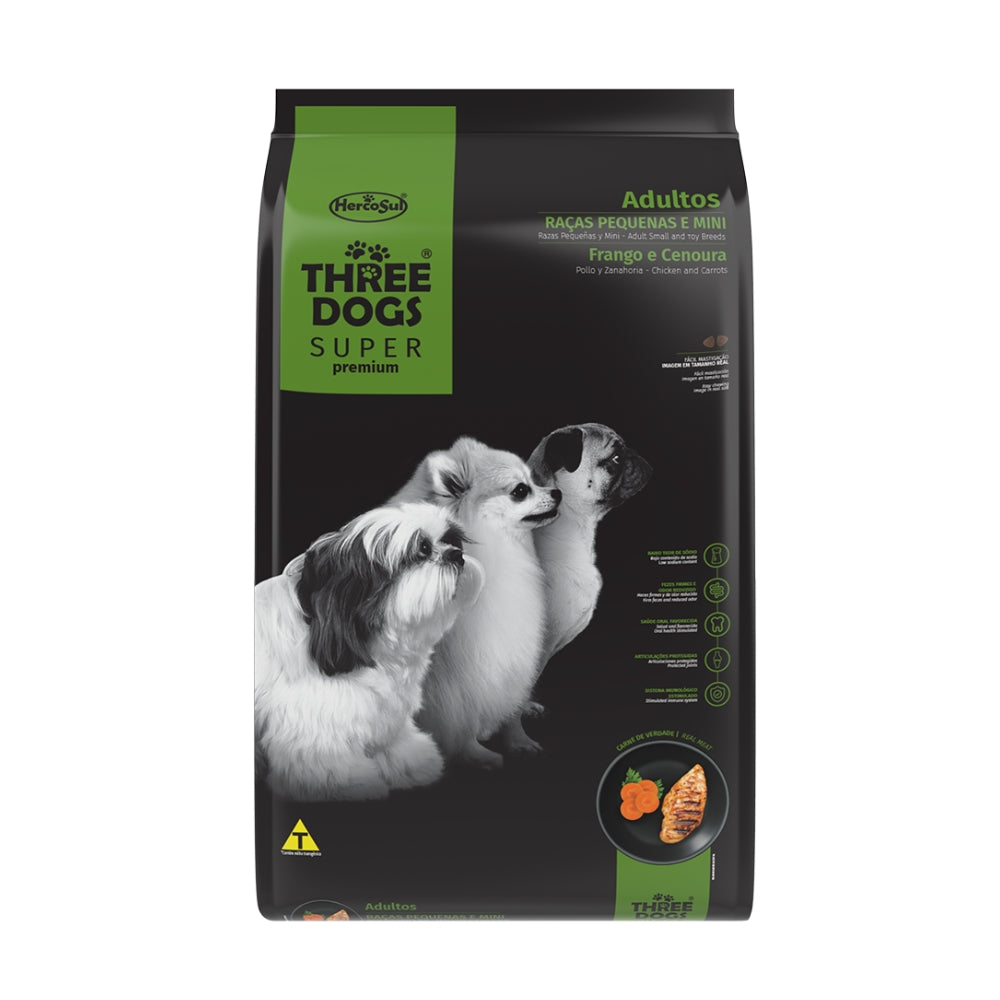 ThreeDogs Super Premium Perro Adulto Pequeño (17 3 fracc)