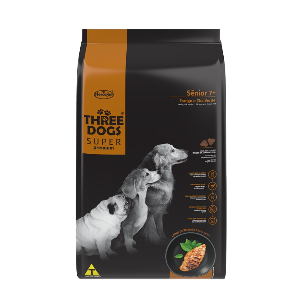 Three Dog Super Premium perro senior