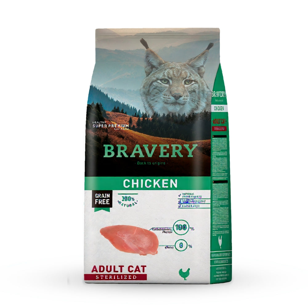 Bravery gato castrado POLLO