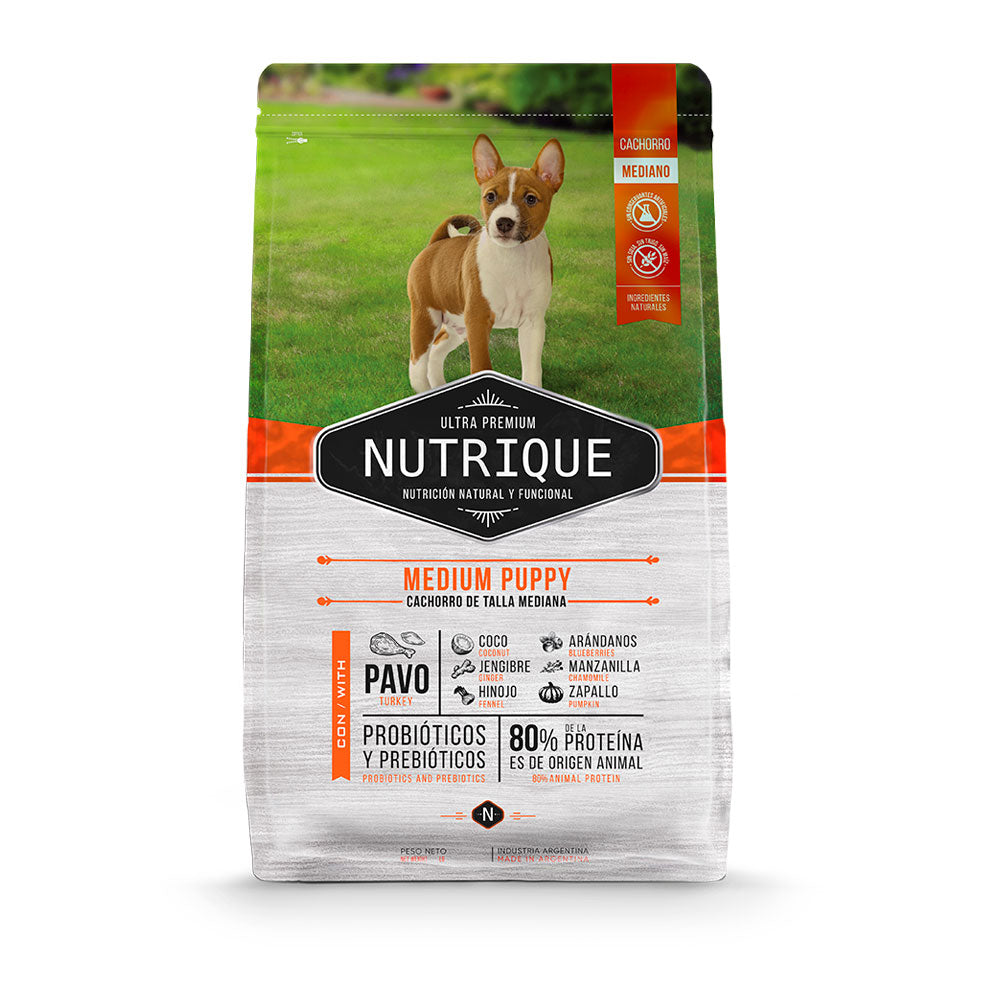 NUTRIQUE Perro cachorro raza media