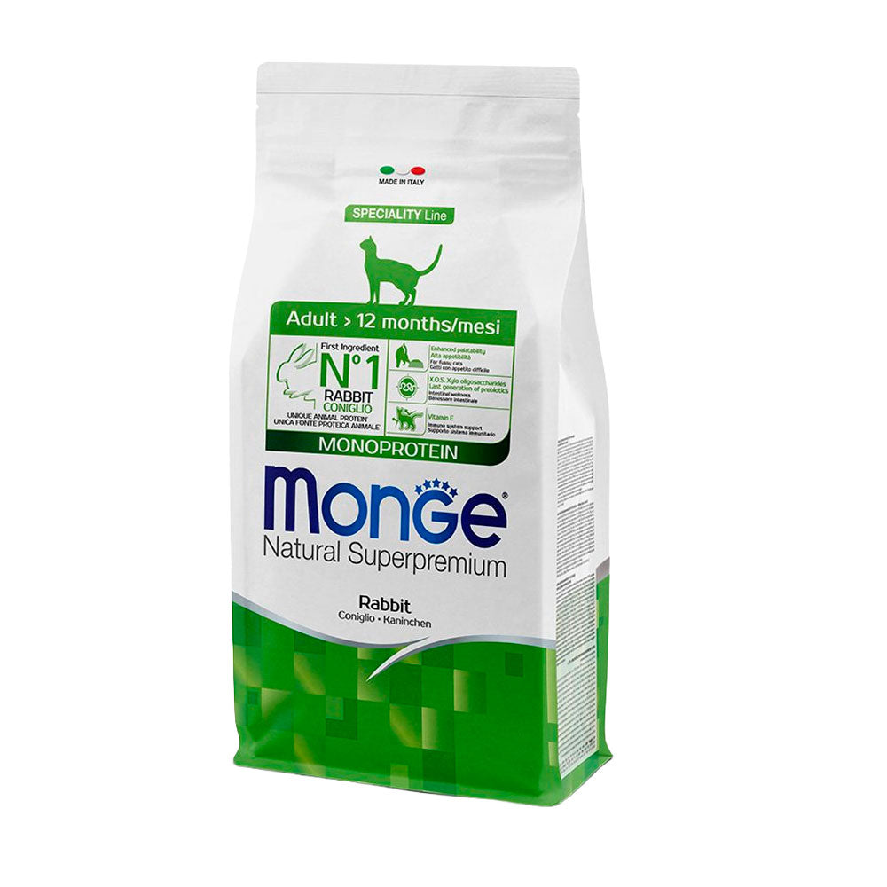 MONGE Monoprotein Gato adulto Conejo