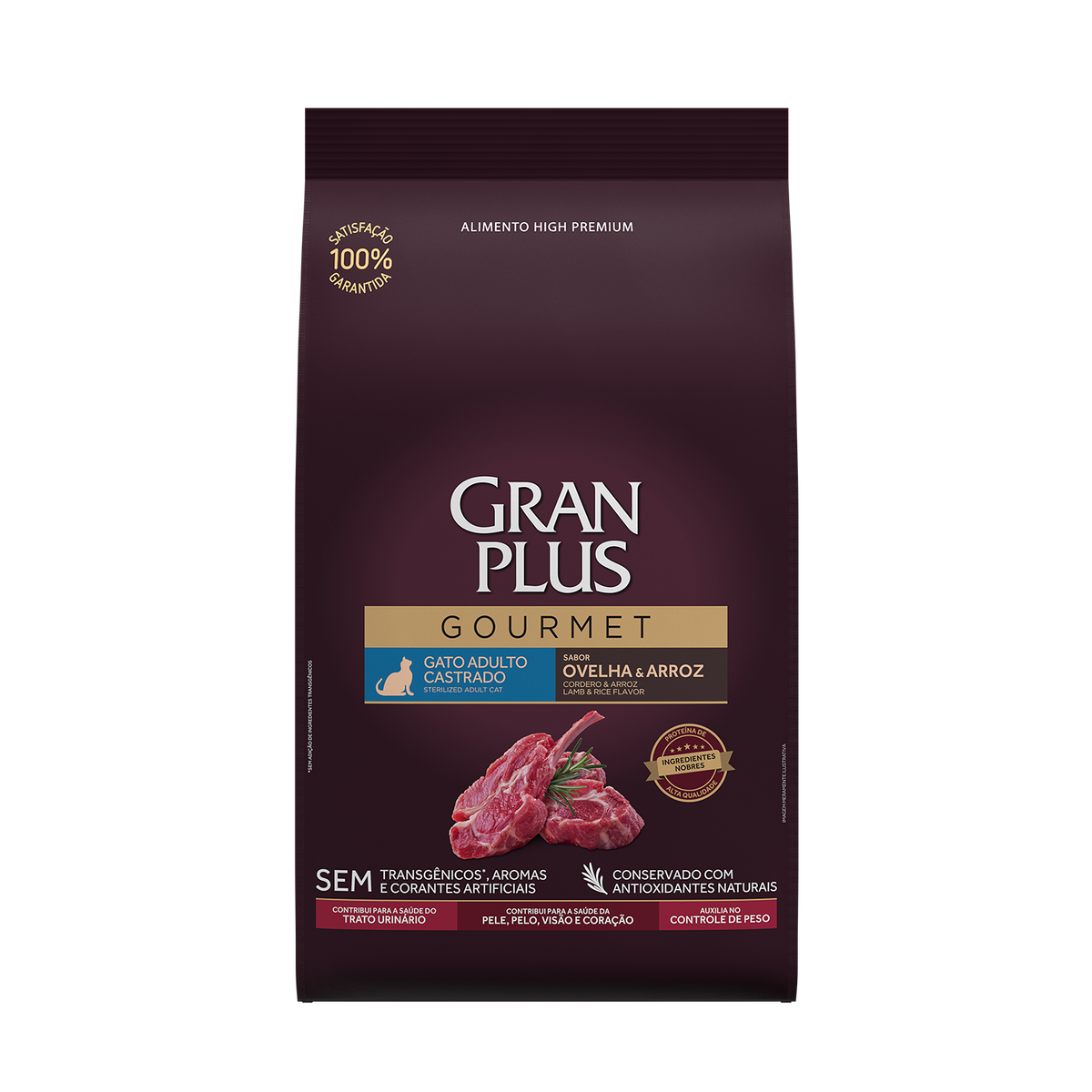 GRAN PLUS Gourmet gato castrado CORDERO