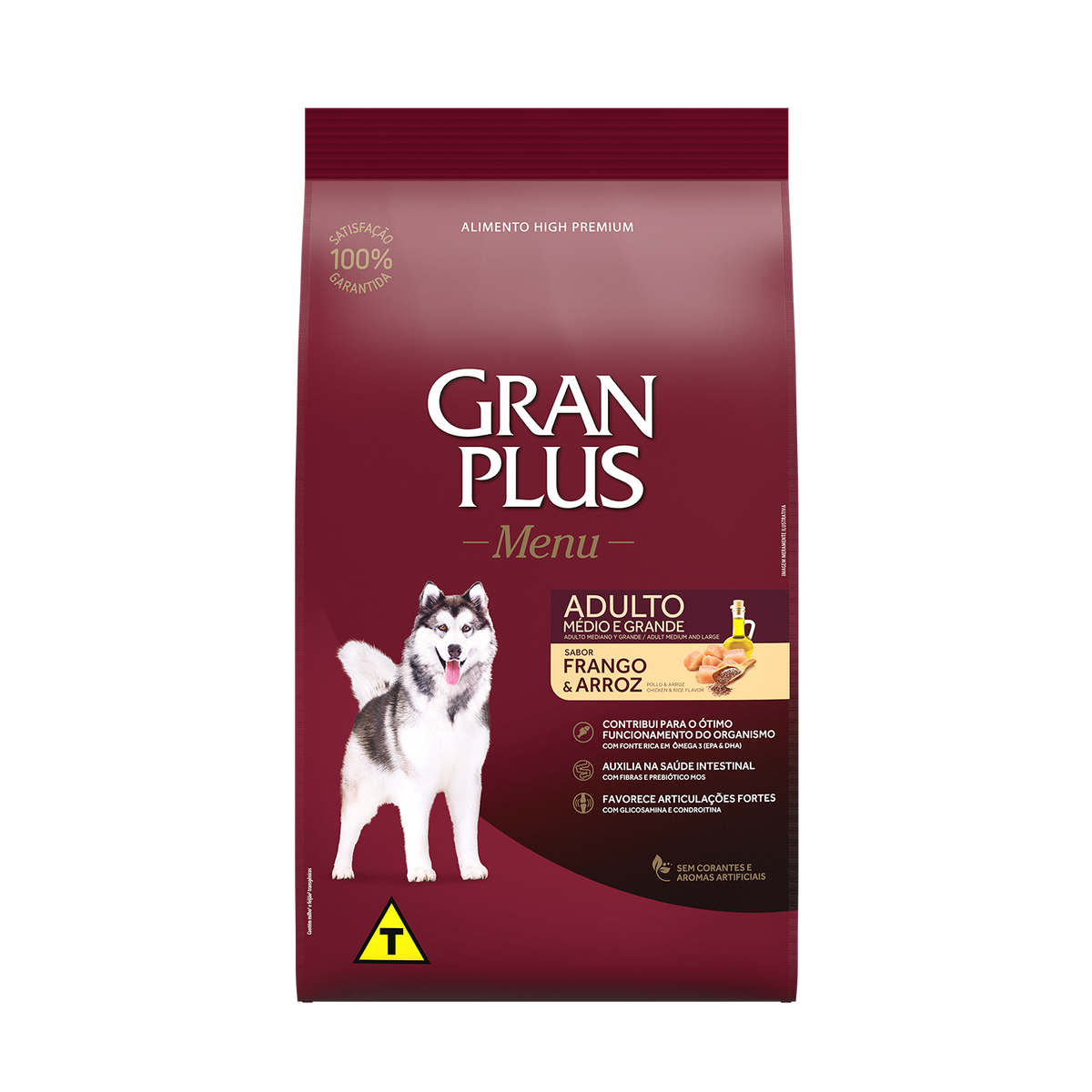 GRAN PLUS Menú perro adulto med. y grande POLLO