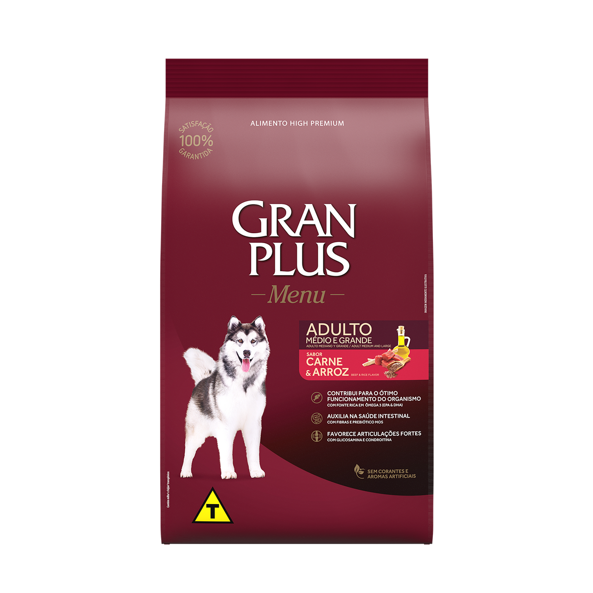 GRAN PLUS Menú perro adulto med. y grande CARNE