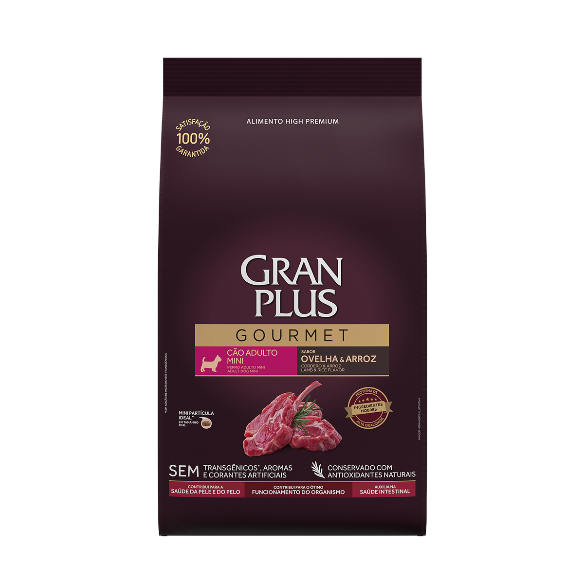 GRAN PLUS Gourmet perro adulto pequeño CORDERO