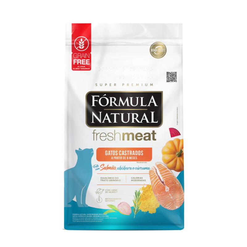 Fórmula Natural FRESH MEAT Gato castrado SALMÓN