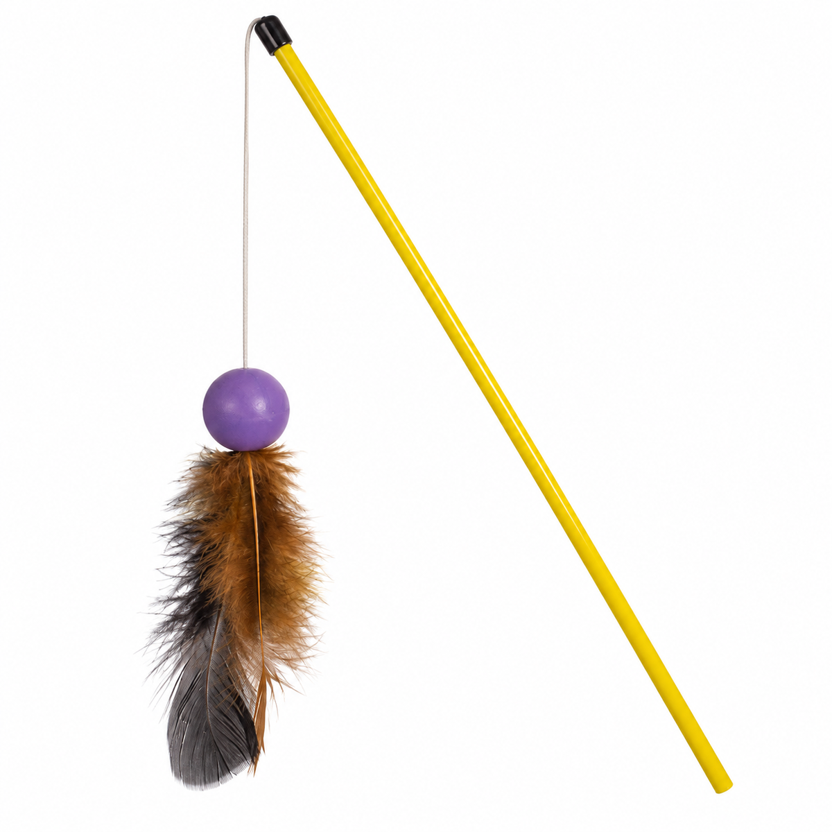 Varita Con Pelota Y Plumas Cat Fishing