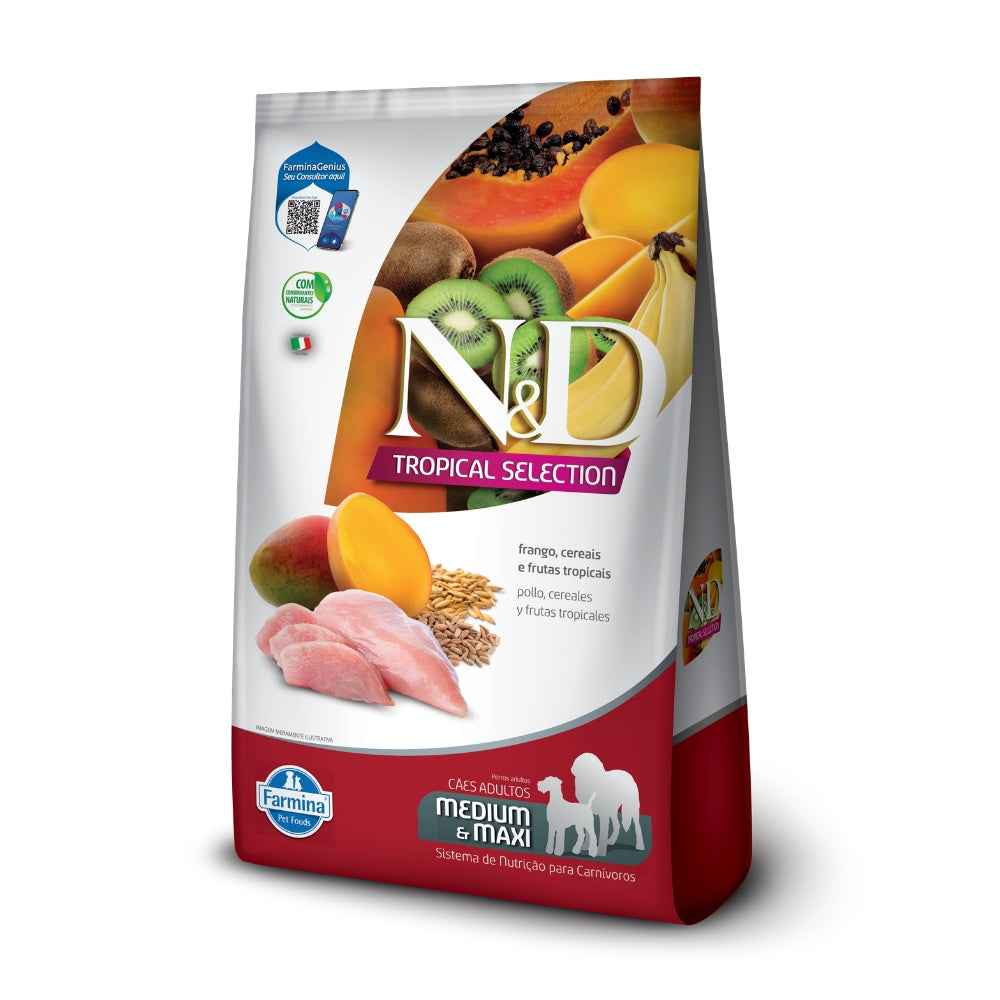 NyD Tropical perro adulto razas medianas POLLO