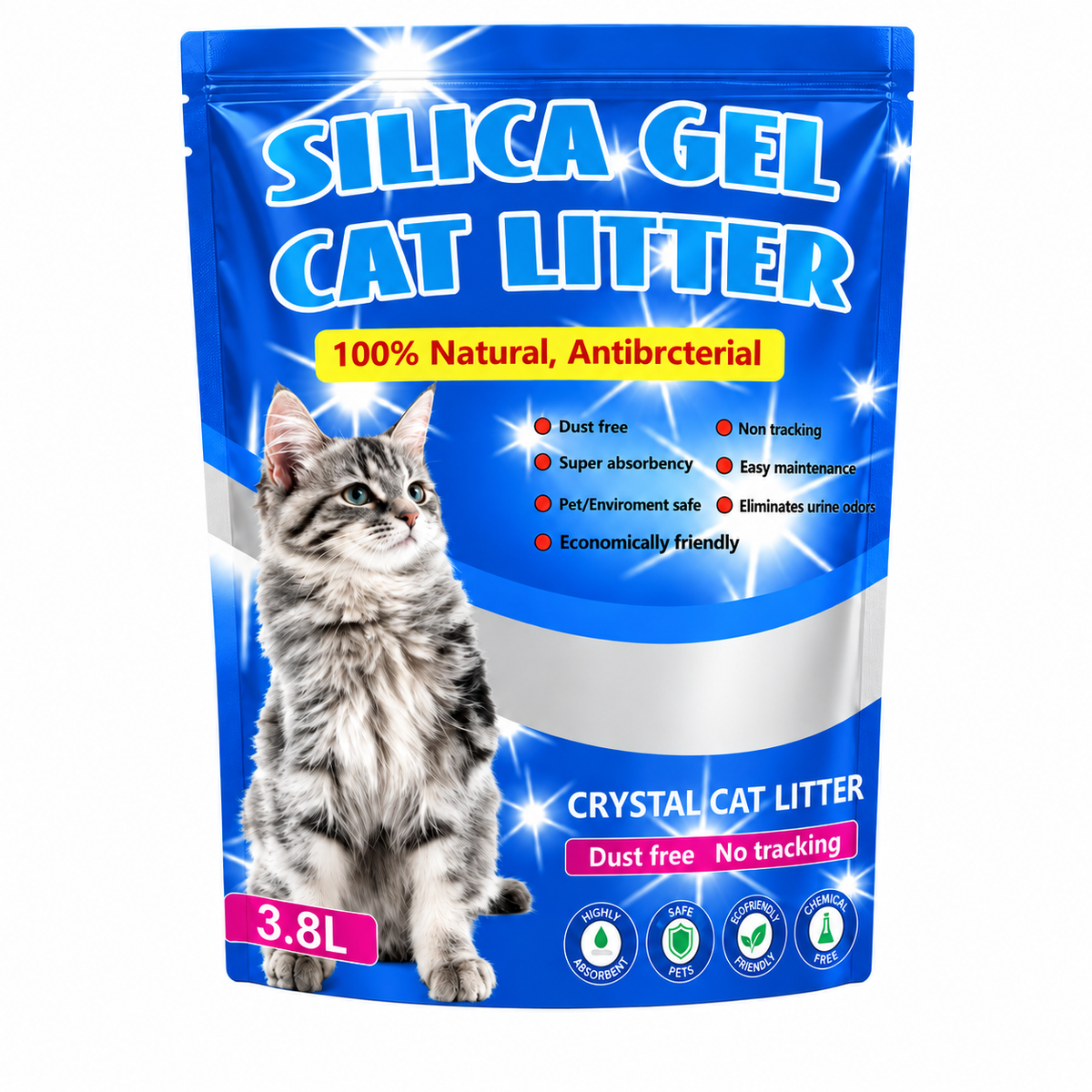 Silica Gel Cat Litter