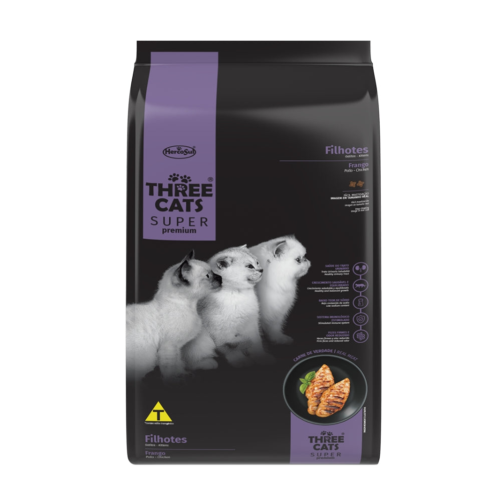Three Cats Super Premium Kitten