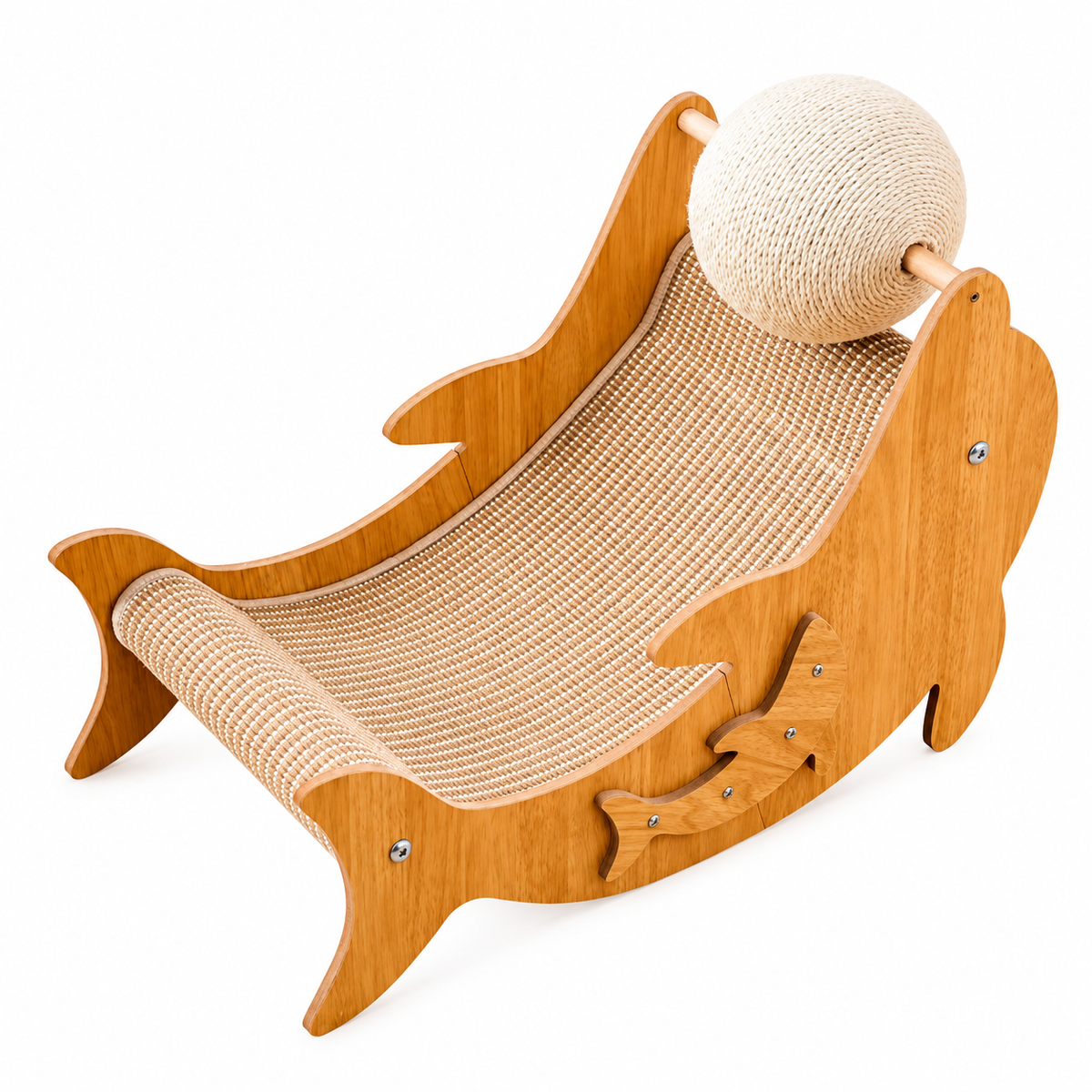 Cama Rascador Para Gatos Con Bola
