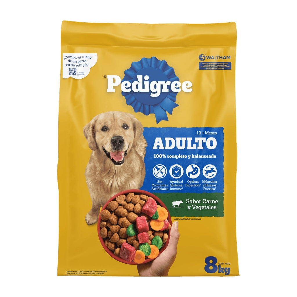 Pedigree Adulto Carne y Vegetales